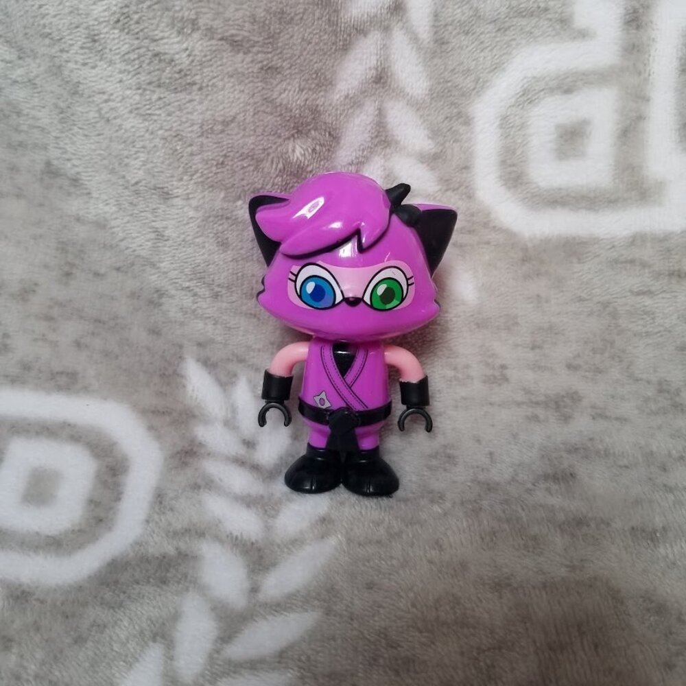 Ryan's World Figure Alpha Lexa Ninja Warrior Purple Pink Cat